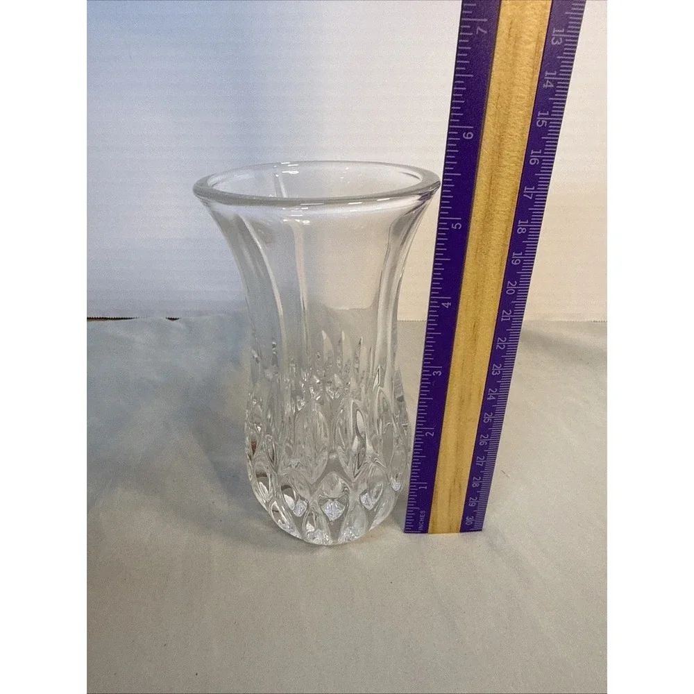 Vintage Gorham Crystal Althea Flower Vase 5.5